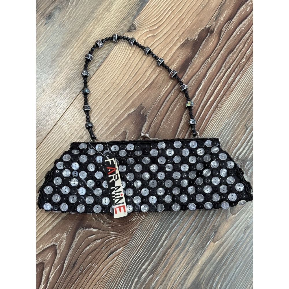 New VINTAGE FAR NINE EVENING BAG 4x12"